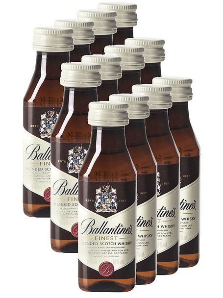 BALLANTINE&amp;#39;S Bottiglietta mignon cl 5 x 12