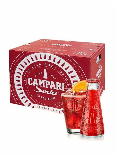 CAMPARI SODA Bottigliette da 10 cl