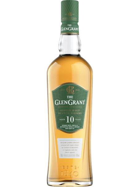 THE GLEN GRANT 10 YEAR Single malt scotch whisky. Bottiglia da cl 70