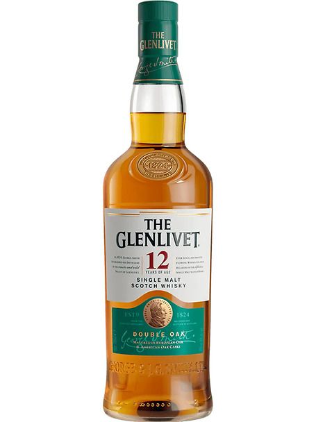 THE GLENLIVET 12 YEAR Single malt scotch whisky. Bottiglia da cl 70