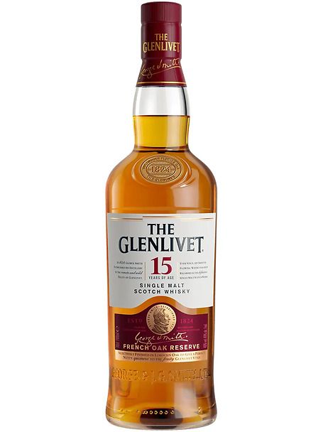 THE GLENLIVET 15 YEAR Single malt scotch whisky. Bottiglia da cl 70