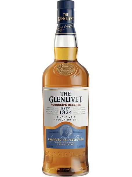 THE GLENLIVET FOUNDER&amp;#39;S RESERVE Single malt scotch whisky. Bottiglia da cl 70
