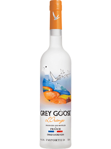 GREY GOOSE - L&amp;#39;ORANGE Vodka aromatizzata all&amp;#39;arancia prodotta e imbottigliata in Francia cl 70