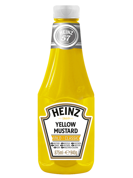 YELLOW MUSTARD Squeez ml 875