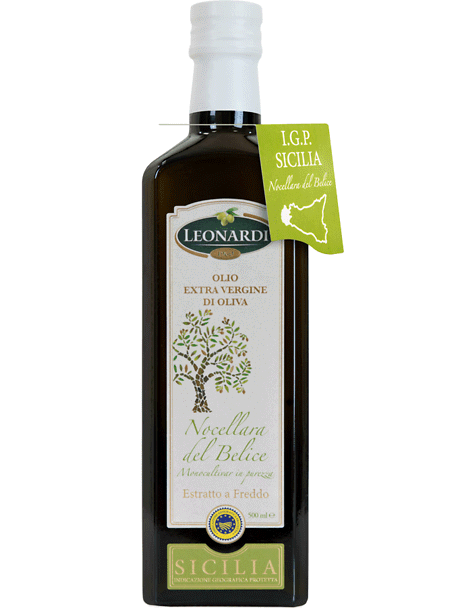 OLIO EXTRA VERGINE DI OLIVA Nocellara del Belice I.G.P. Sicilia 500 ml