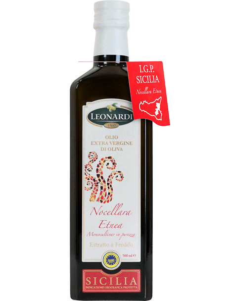 OLIO EXTRA VERGINE DI OLIVA Nocellara Etna I.G.P. Sicilia 500 ml