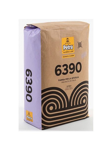 PETRA 6390 - SFOGLIA Farina di grano tenero tipo &amp;quot;00&amp;quot; per impasto sfoglia kg 12,5