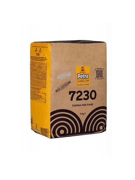 PETRA 7230 - BUONPANE Farina di grano tenero tipo &amp;quot;0&amp;quot; per pane kg 5